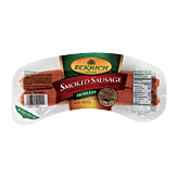 Eckrich  skinless smoked sausage made with pork, turkey, beef Full-Size Picture